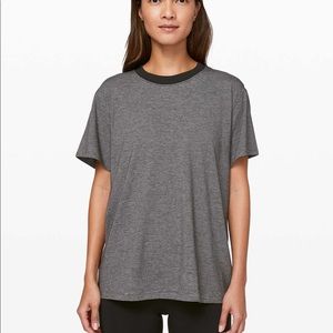 Lululemon all yours boyfriend t stripe